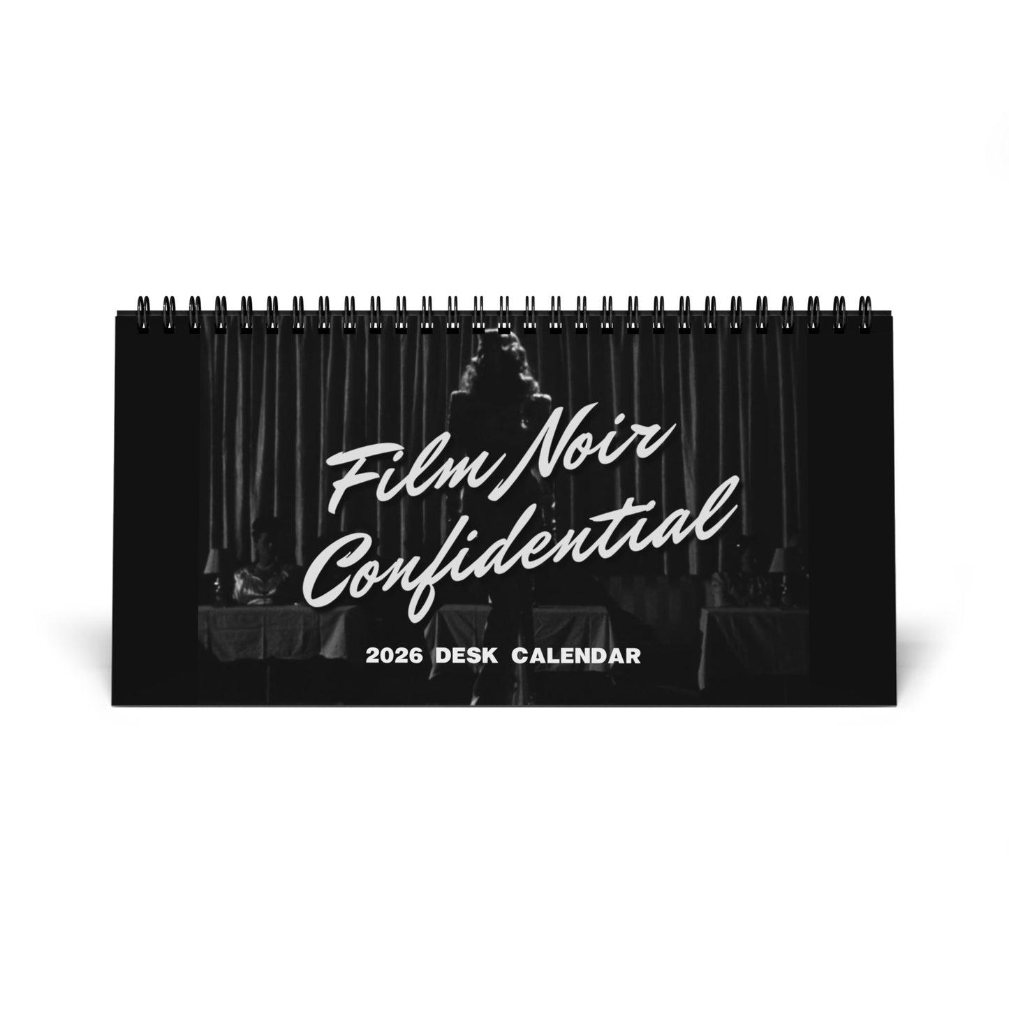 Film Noir Confidential 2026 Desktop Calendar