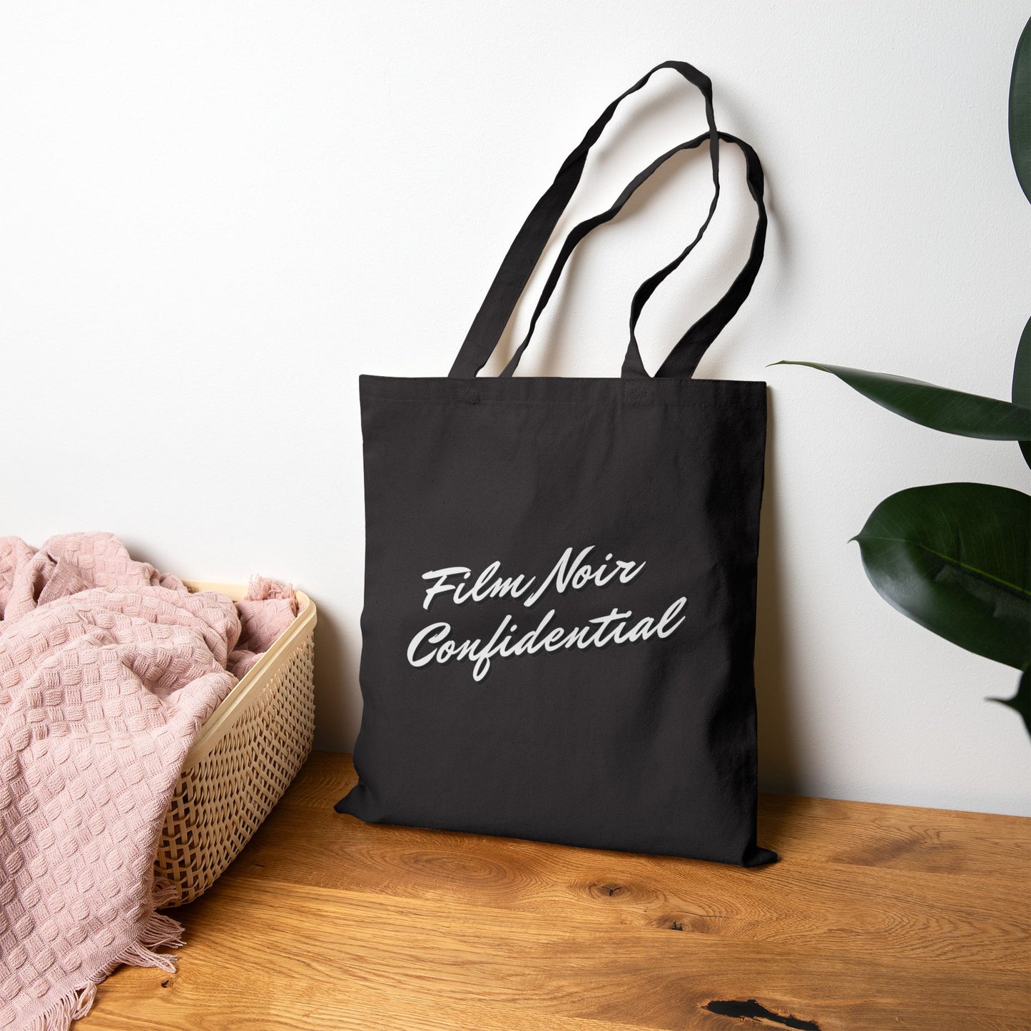 Film Noir Confidential Cotton Canvas Tote Bag