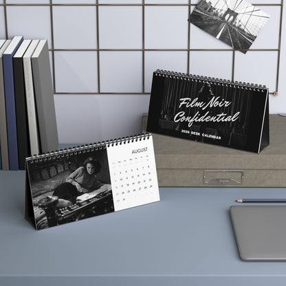 Film Noir Confidential 2026 Desktop Calendar