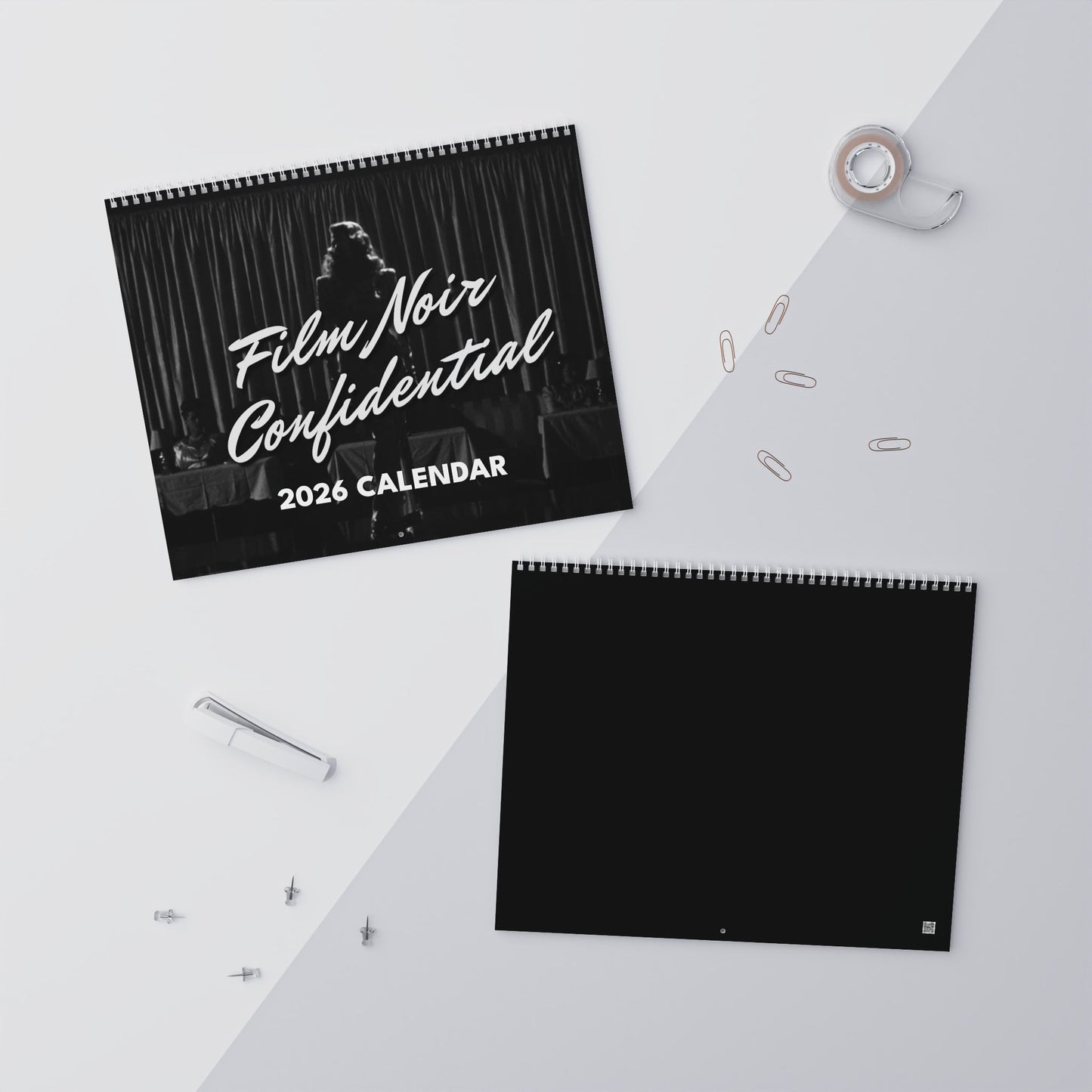 Film Noir Confidential 2026 Wall Calendar